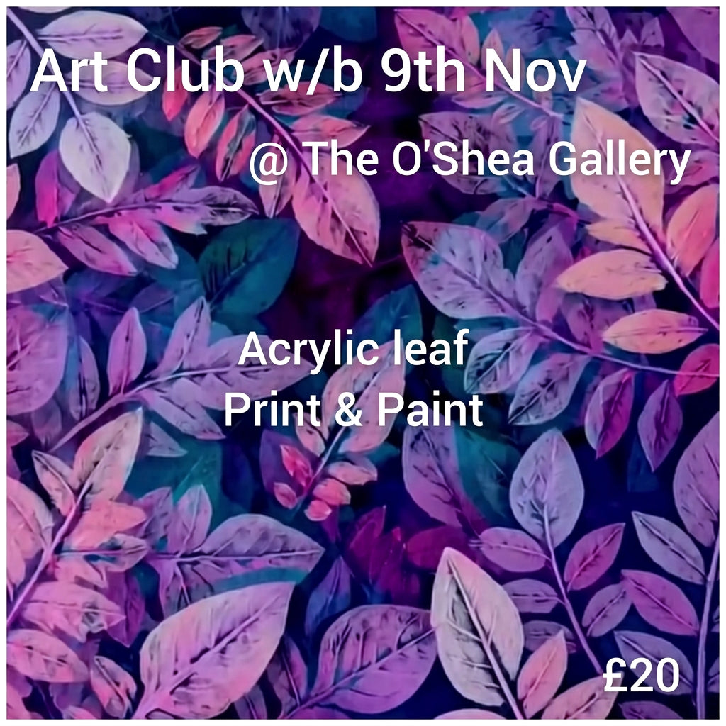 Art club w/b 9th Nov