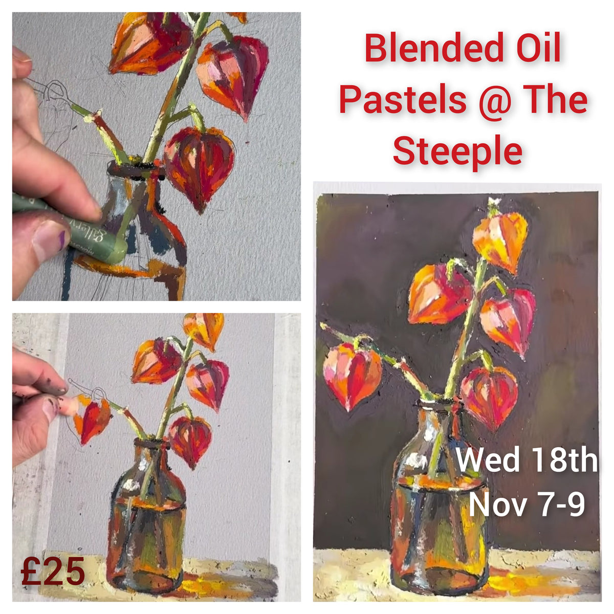 Blended Oil Pastels Class