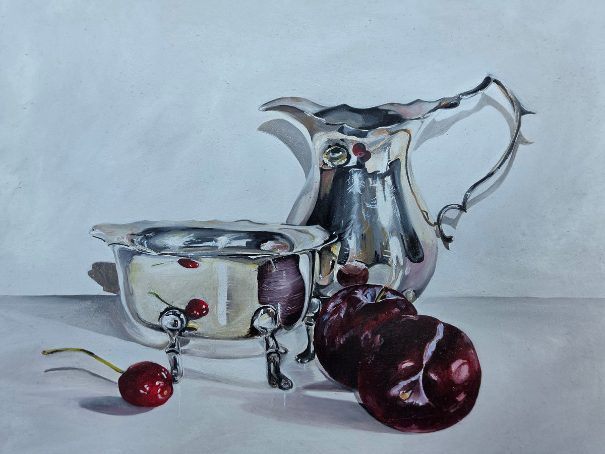 'Two plums & Cherry'