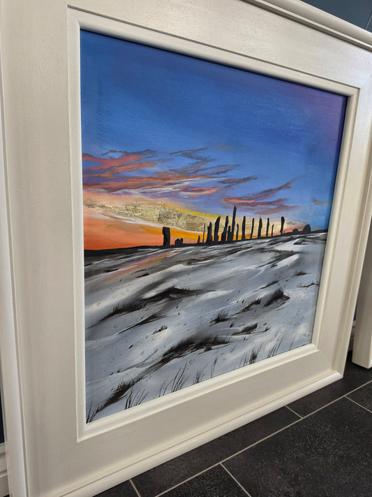 'Calanais beyond the snow'